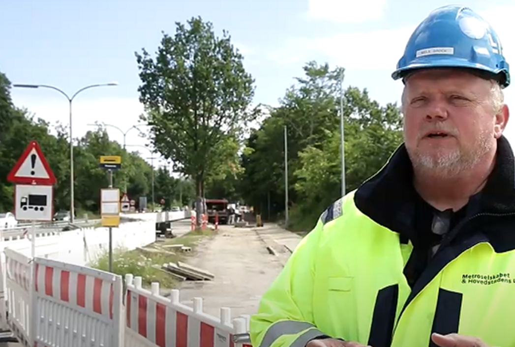 Se vores projektleder fortælle om arbejdet på Klampenborgvej