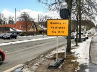 Kongevejen – hastigheden nedsættes til 60 km/t af hensyn til trafiksikkerheden
(Pressefoto Lyngby Kommune)